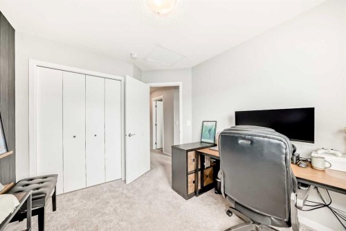 19 Rowley Common Nw, Calgary, AB - Indoor Photo Showing Office