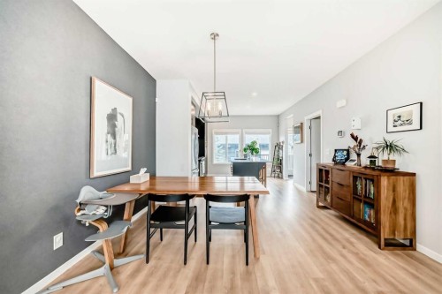 19 Rowley Common Nw, Calgary, AB - Indoor Photo Showing Dining Room