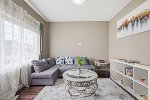338 Skyview Ranch Road Ne, Calgary, AB - Indoor Photo Showing Living Room