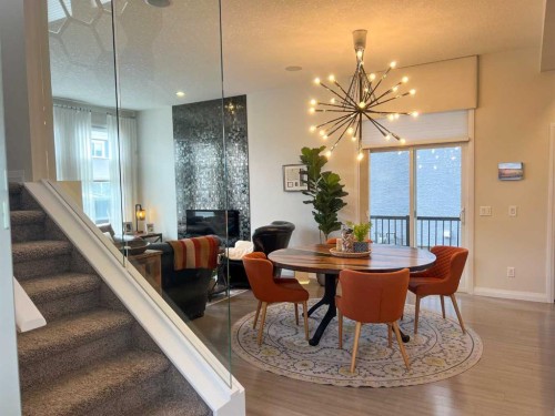 366 Mahogany Boulevard Se, Calgary, AB - Indoor Photo Showing Dining Room