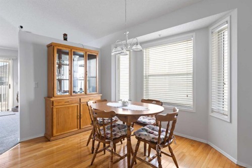 303 De Foras Close Nw, High River, AB - Indoor Photo Showing Dining Room