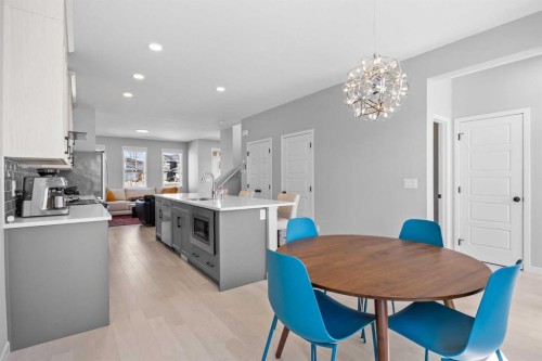 170 Dawson Harbour Rise, Chestermere, AB - Indoor Photo Showing Dining Room
