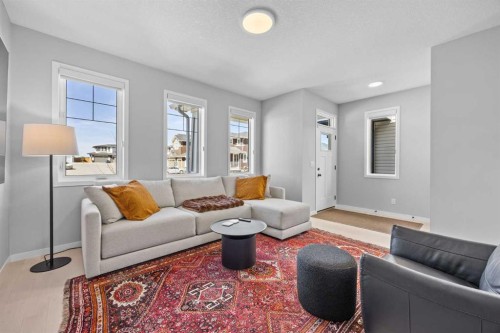 170 Dawson Harbour Rise, Chestermere, AB - Indoor Photo Showing Living Room