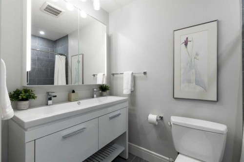 348 Wascana Crescent Se, Calgary, AB - Indoor Photo Showing Bathroom