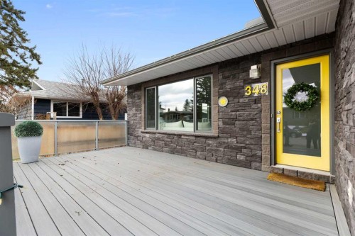 348 Wascana Crescent Se, Calgary, AB - Outdoor With Deck Patio Veranda With Exterior