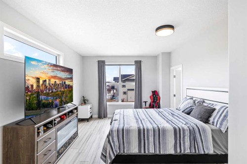 66 Skyview Point Rise Ne, Calgary, AB - Indoor Photo Showing Bedroom