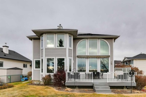 123 Springmere Place, Chestermere, AB - Outdoor With Deck Patio Veranda