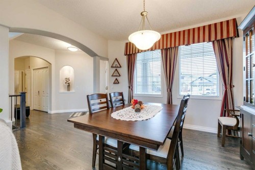 123 Springmere Place, Chestermere, AB - Indoor Photo Showing Dining Room