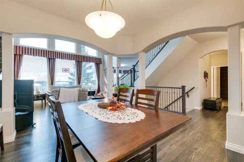 123 Springmere Place, Chestermere, AB - Indoor Photo Showing Dining Room