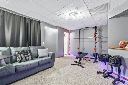 18 Green Meadow Crescent, Strathmore, AB - Indoor Photo Showing Gym Room