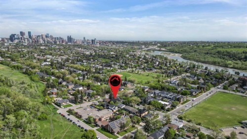 2908 7 Avenue Nw, Calgary, AB - Outdoor With View