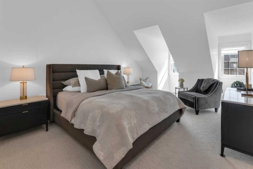 90 Somme Boulevard Sw, Calgary, AB - Indoor Photo Showing Bedroom