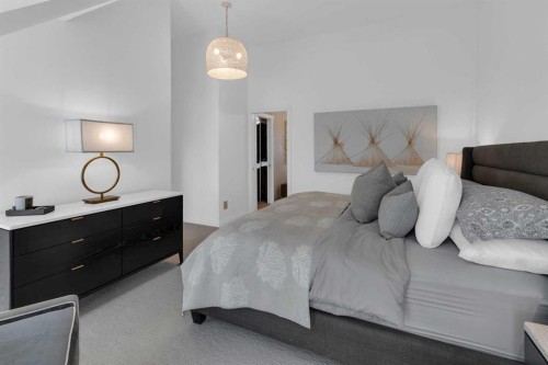 90 Somme Boulevard Sw, Calgary, AB - Indoor Photo Showing Bedroom