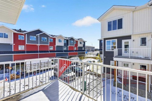 838-132 Red Embers Link Ne, Calgary, AB - Outdoor With Balcony