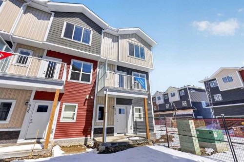 838-132 Red Embers Link Ne, Calgary, AB - Outdoor With Balcony With Facade