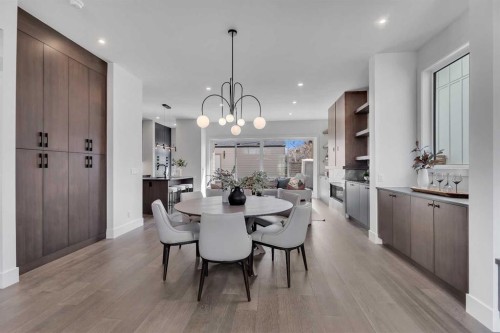 3919 23 Avenue Sw, Calgary, AB - Indoor Photo Showing Dining Room