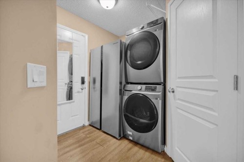 1009 Channelside Way Sw, Airdrie, AB - Indoor Photo Showing Garage