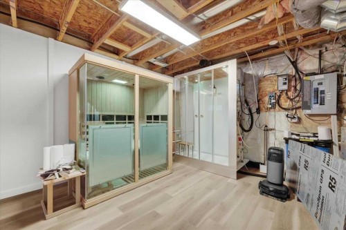 1009 Channelside Way Sw, Airdrie, AB - Indoor Photo Showing Basement