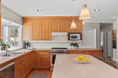 1334 Hamilton Street Nw, Calgary, AB - Indoor Photo Showing Kitchen With Double Sink