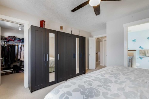 2 Elgin Meadows Green Se, Calgary, AB - Indoor Photo Showing Bedroom