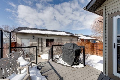2 Elgin Meadows Green Se, Calgary, AB - Outdoor With Deck Patio Veranda With Exterior
