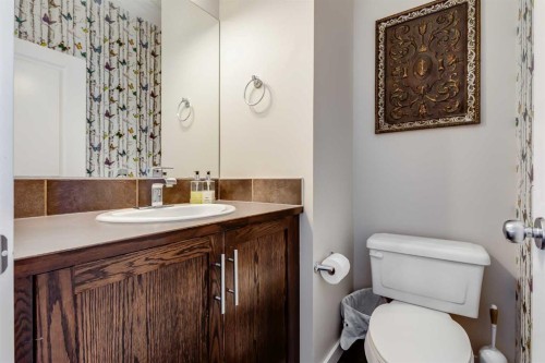 2 Elgin Meadows Green Se, Calgary, AB - Indoor Photo Showing Bathroom