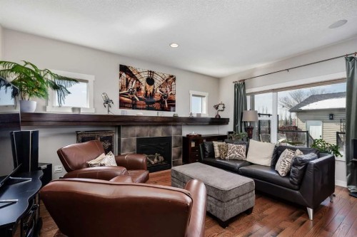 2 Elgin Meadows Green Se, Calgary, AB - Indoor Photo Showing Living Room