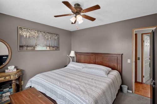 255 Penmeadows Close Se, Calgary, AB - Indoor Photo Showing Bedroom