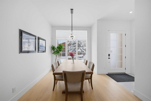 1712 18 Avenue Nw, Calgary, AB - Indoor Photo Showing Dining Room