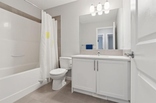 107 Sundown View, Cochrane, AB - Indoor Photo Showing Bathroom
