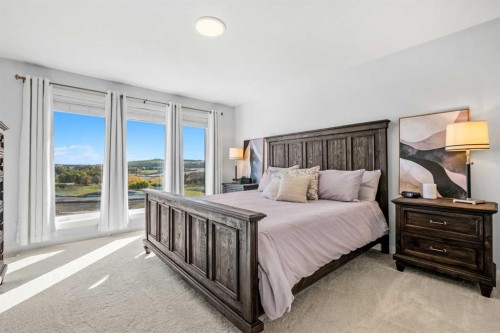 51 Creekstone Way Sw, Calgary, AB - Indoor Photo Showing Bedroom