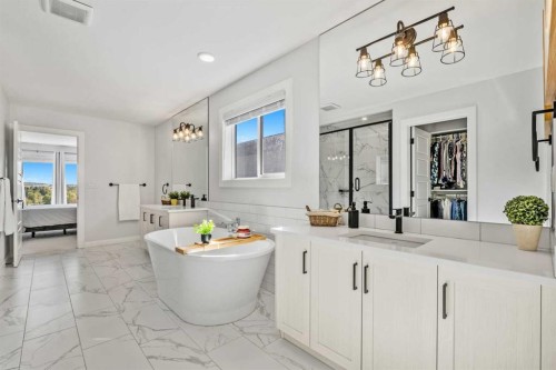 51 Creekstone Way Sw, Calgary, AB - Indoor Photo Showing Bathroom