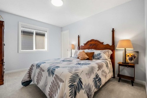 51 Creekstone Way Sw, Calgary, AB - Indoor Photo Showing Bedroom