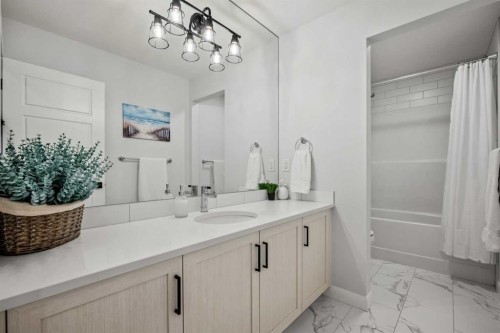 51 Creekstone Way Sw, Calgary, AB - Indoor Photo Showing Bathroom