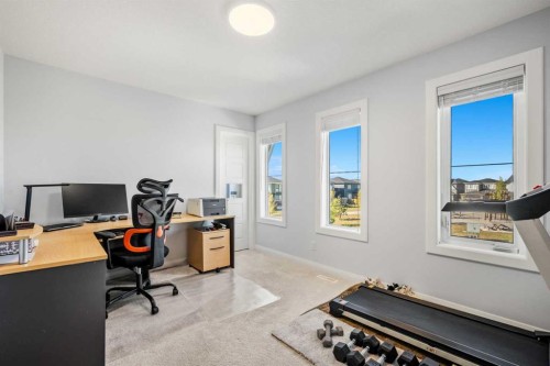 51 Creekstone Way Sw, Calgary, AB - Indoor Photo Showing Office