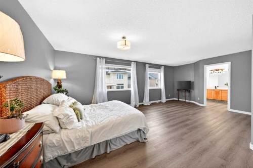 502 Panamount Boulevard Nw, Calgary, AB - Indoor Photo Showing Bedroom