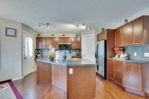 269 West Creek Boulevard, Chestermere, AB - Indoor Photo Showing Kitchen With Double Sink