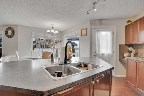 269 West Creek Boulevard, Chestermere, AB - Indoor Photo Showing Kitchen With Double Sink