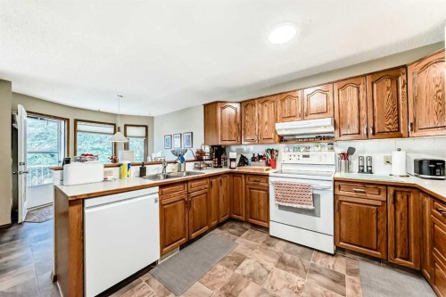 36 Shannon Road Sw, Calgary, AB - Indoor Photo Showing Kitchen With Double Sink