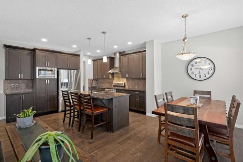 20 Mount Rae Terrace, Okotoks, AB - Indoor Photo Showing Dining Room