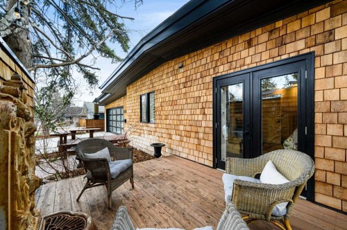 7235 Kananaskis Drive Sw, Calgary, AB - Outdoor With Deck Patio Veranda With Exterior