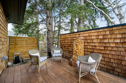 7235 Kananaskis Drive Sw, Calgary, AB - Outdoor With Deck Patio Veranda With Exterior