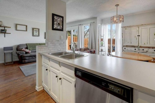 3-101 Grier Terrace Ne, Calgary, AB - Indoor Photo Showing Kitchen With Double Sink
