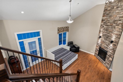 209 Cityscape Gardens Ne, Calgary, AB - Indoor With Fireplace