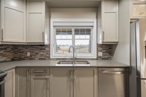 209 Cityscape Gardens Ne, Calgary, AB - Indoor Photo Showing Kitchen With Double Sink