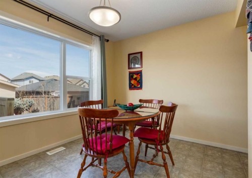 471 Silverado Plains Circle Sw, Calgary, AB - Indoor Photo Showing Dining Room