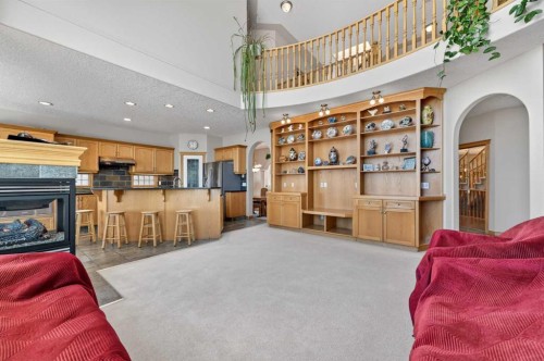 359 Rocky Ridge Drive Nw, Calgary, AB - Indoor With Fireplace