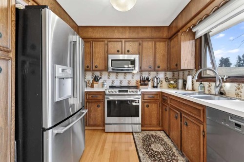 168 Templewood Drive Ne, Calgary, AB - Indoor Photo Showing Kitchen With Double Sink