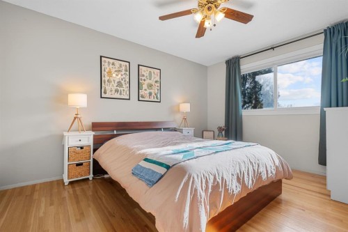 128 Allandale Close Se, Calgary, AB - Indoor Photo Showing Bedroom