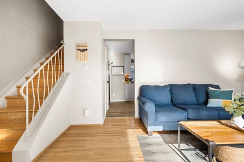 128 Allandale Close Se, Calgary, AB - Indoor Photo Showing Living Room